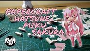 Make Papercraft Hatsune Miku Sakura