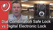 Dial Combination Safe Lock vs Digital Electronic Lock with Dye the Safe Guy