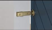 How-to Install the Barn Door Lock by National Hardware