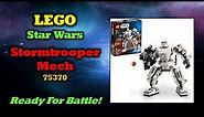 LEGO 75370 - Star Wars Stormtrooper Mech - Full Build Review