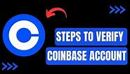 How To Verify Coinbase Account !