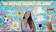 the ULTIMATE guide to the coconut girl aesthetic! aesthetic pinterest lookbook, outfit inspo!