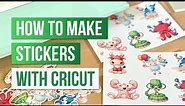 How to Make Stickers with Cricut 😍 – Kiss Cut and Die Cut Stickers on Shipping Label Stickers