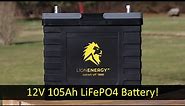 Lion Safari UT 1300 12V 105Ah LiFePO4 Battery, Overview and Testing
