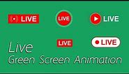 Green screen Live logo | Live Green Screen Animation | Live Logo Animation