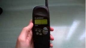 Motorola D170 / MG1-4C13 (Brick phone from 1996) Old ringtones. Retro / vintage cell phone