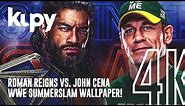 [KUPY] [4K] Roman Reigns vs. John Cena WWE SummerSlam Universal Championship Wallpaper! (DOWNLOAD)