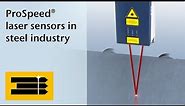 ProSpeed laser sensors – Measure length and speed in production processes without contact