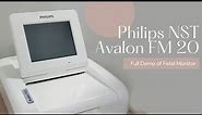Philips NST AValon FM20 | Fetal Heart Rate Monitor | How to use | Demo #Gynaec