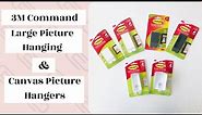 Bunkuya: 3M Command Large Picture Hanging Strips &Canvas Picture Hangers