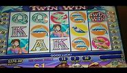 Twin Win Slot Machine Jackpot hand pay on second spin