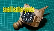 making a leather watch cuff leathercraft