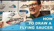 How To Draw A Flying Saucer