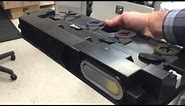 Sharp Copier Waste Toner Box - Emptying process