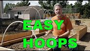 How to Make Hoops for Raised Beds (4 Ways)