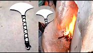 Process of Making a Roman Scissor Mystery knife | Craftsmen Knife