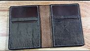 Slim Leather Wallet By Nick Schade
