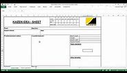 Kaizen Sheet Format Overview