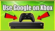 How to Search on Google using Xbox One Internet Browser (Fast Method!)