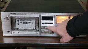 Sharp RT-2251 Cassette Player/Recorder