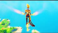 *NEW* Captain Marvel BUILT IN Glider..! Fortnite Battle Royale
