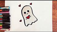 How To Draw A Cute Ghost
