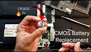 Laptop CMOS Battery Replacement | BIOS Battery Replacement | HP Pavilion DV6 |#laptop #cmos