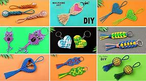 11 Best Super Easy Paracord Lanyard Keychain | How to make a Paracord Key Chain Handmade Tutorial