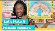 Art Lesson- Melanin Rainbow, Let's Celebrate all skin, Martin Luther King Jr. , Black History Month