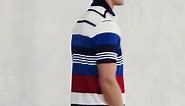 Polo Ralph Lauren Classic Fit Striped Mesh Polo Shirt SKU: 9804295
