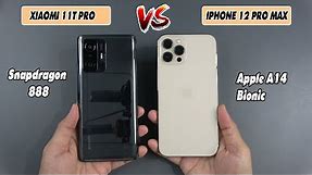 Xiaomi 11T Pro 5G vs iPhone 12 Pro max | SpeedTest and Camera comparison