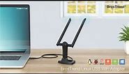 BrosTrend AC1200 Linux USB WiFi Adapter, Strong Signal and Fast Speed on Debian-based Linux OS