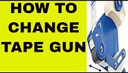 How to change ULine tape dispenser