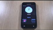 Samsung Galaxy S1 Voice Type Alarm Screen