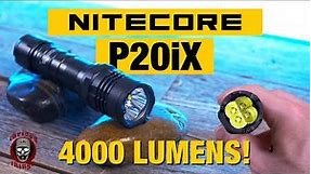 Is this the BEST Tactical Floodlight for Law Enforcement? Nitecore P20iX 4000 Lumen flashlight!