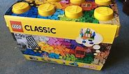 LEGO Classic 10698 "Large Creative Brick Box" Unboxing, Speedbuild Part Analysis & Review
