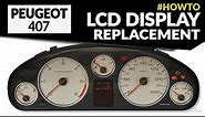 Peugeot 407 display replacement – instrument cluster repair