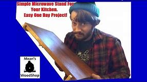 Make An Elegant Microwave Stand