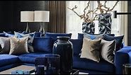 Blue living room decorating ideas 🔵