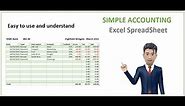 How to design a SIMPLE Accounting Spreadsheet in 3 Easy Stages