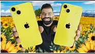 Yellow iPhone 14 & 14 Plus Unboxing & First Look - A Fresh Take🔥🔥🔥