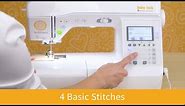 4 Basic Straight Stitches on the Baby Lock Brilliant