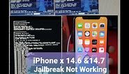iPhone X iOS 14.6 & 14.7 Jailbreak Sorry iphone X (GSM) is Not Supported Problem Solution