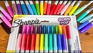 NEW and MYSTERY Sharpie Colors: Glam Pop Sharpie Markers Swatches and Review