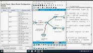 14.3.5 Packet Tracer - Basic Router Configuration Review
