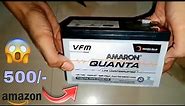 Amaron Quanta 12v 7ah battery unboxing|full review|for ups and solar