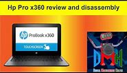 Hp probook x360 11 g1 review and disassembly / English subtitle