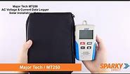 Major Tech MT250 | AC Voltage & Current Data Logger | Solar Installation Meter