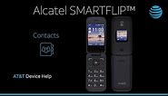 Learn about Contacts on the Alcatel SMARTFLIP | AT&T Wireless