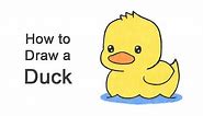 How to Draw a Duck (Cartoon)